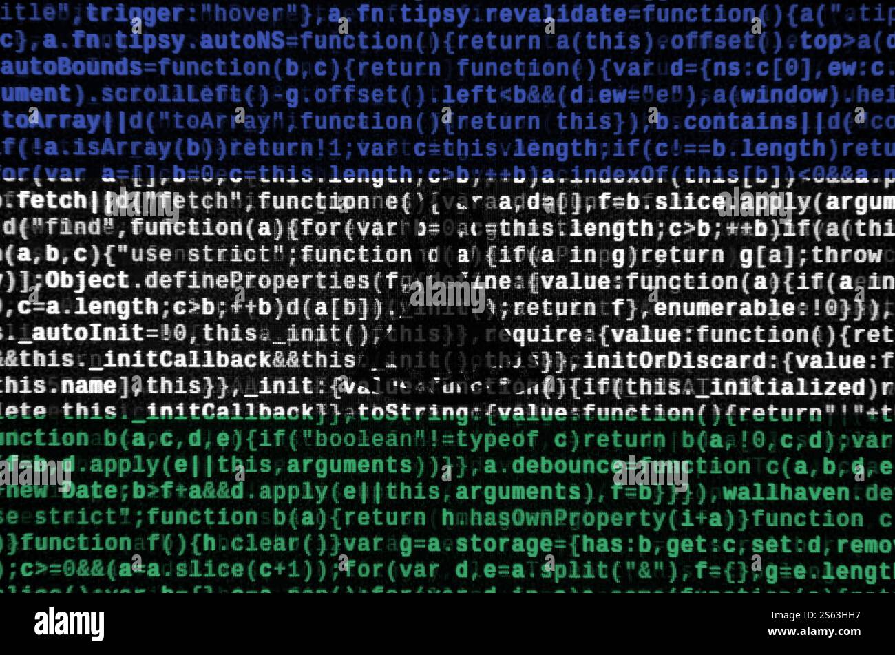 Lesotho flag is depicted on the screen with the program code. The concept of modern technology and site development. Lesotho flag is depicted on the Stock Photo
