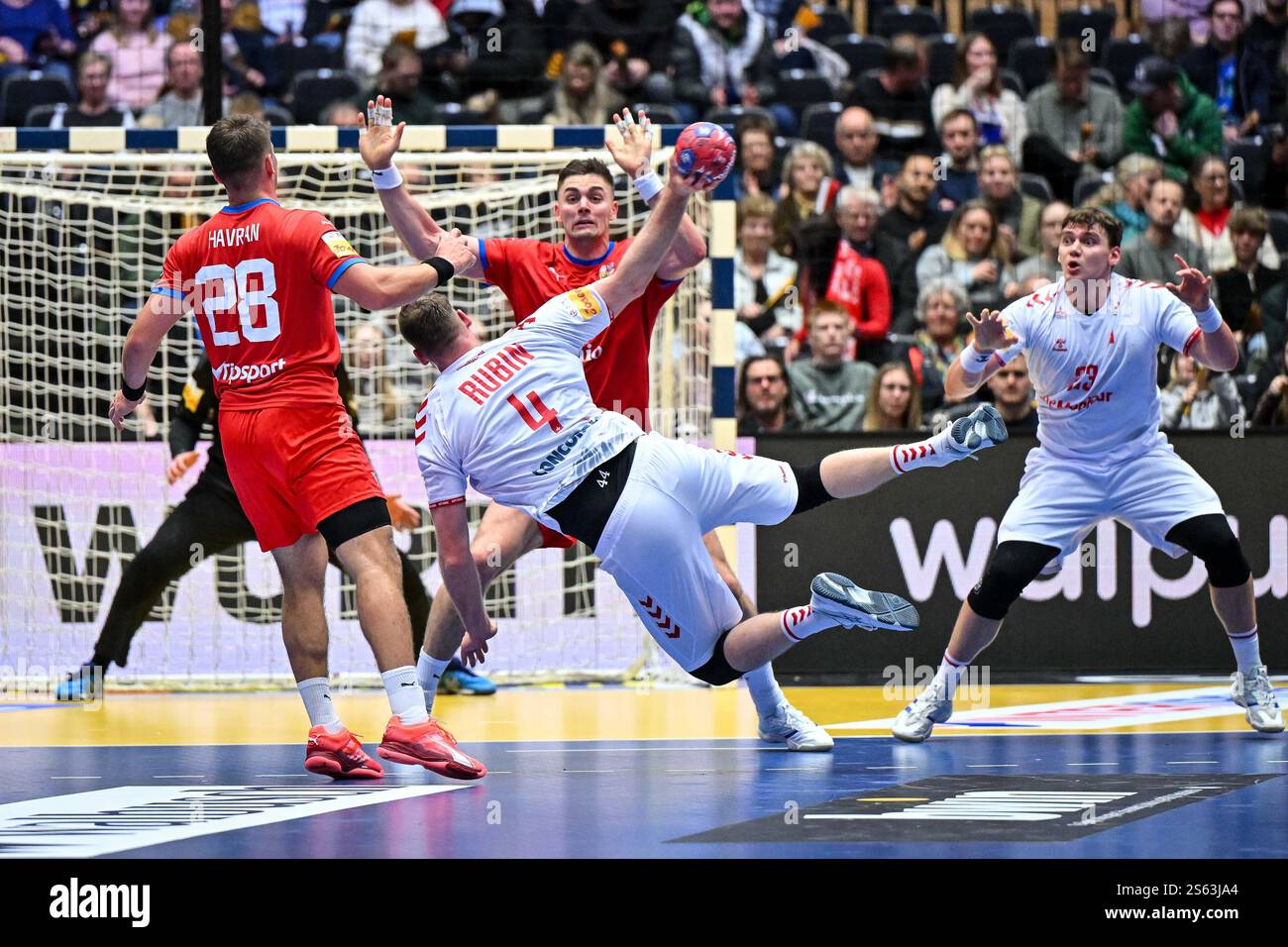 Lenny Rubin of Svizzera Switzerland Nationalteam during IHF Men's