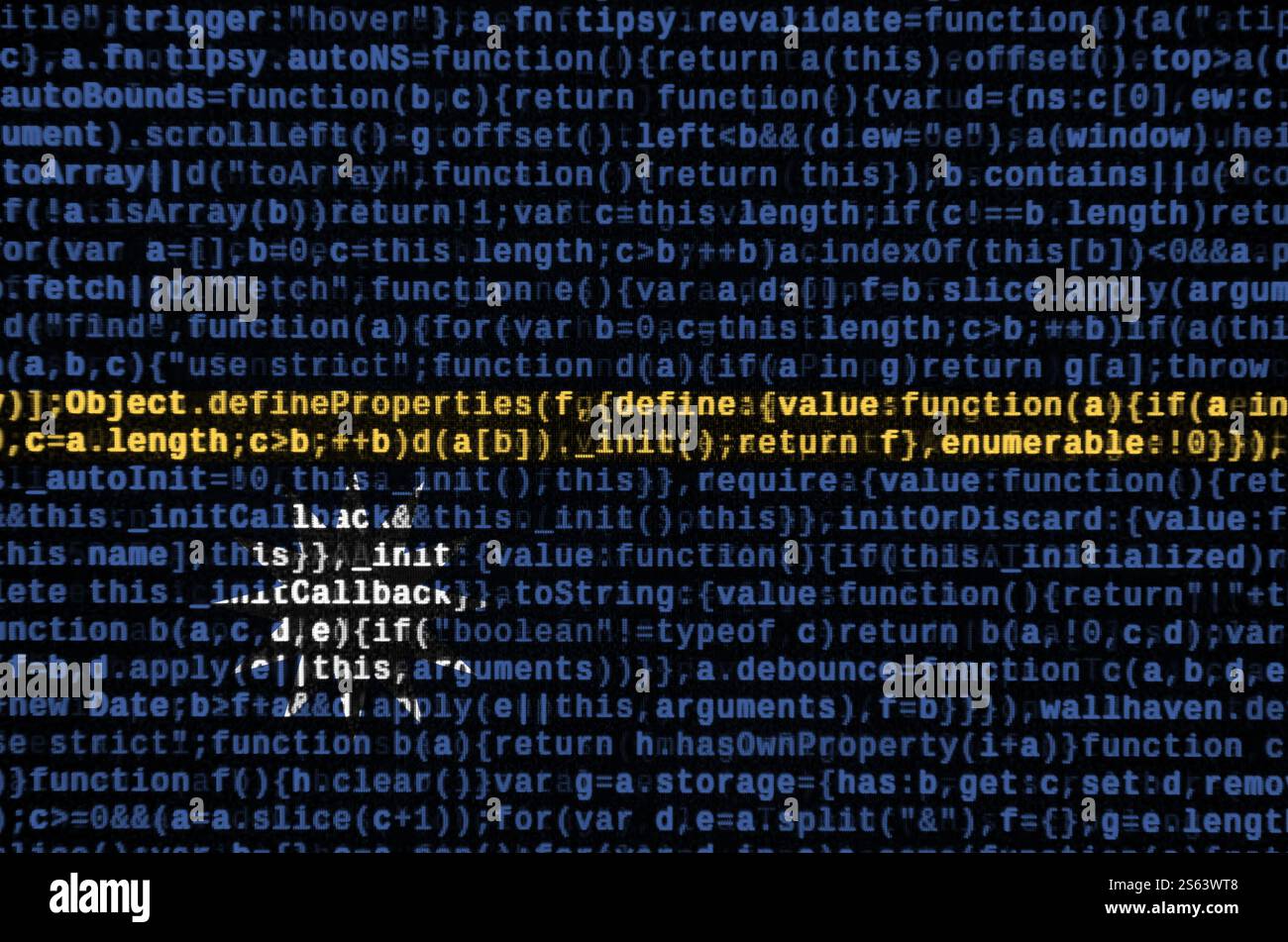 Nauru flag is depicted on the screen with the program code. The concept of modern technology and site development. Nauru flag is depicted on the Stock Photo