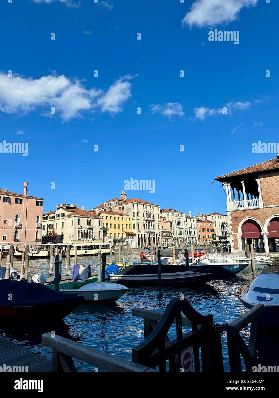 Venice water way - Smartphone Captured Stock Image