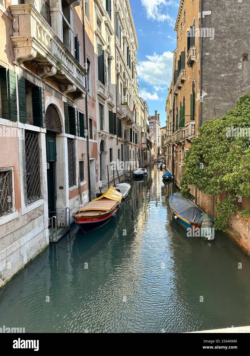 Venice canal - Smartphone Captured Stock Image