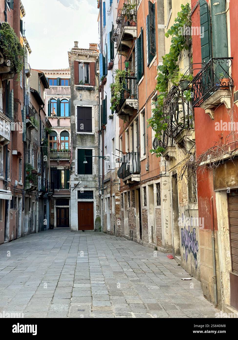 Venice Street - Smartphone Captured Stock Image