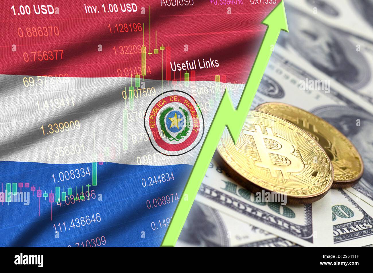 Paraguay currency hi-res stock photography and images - Alamy