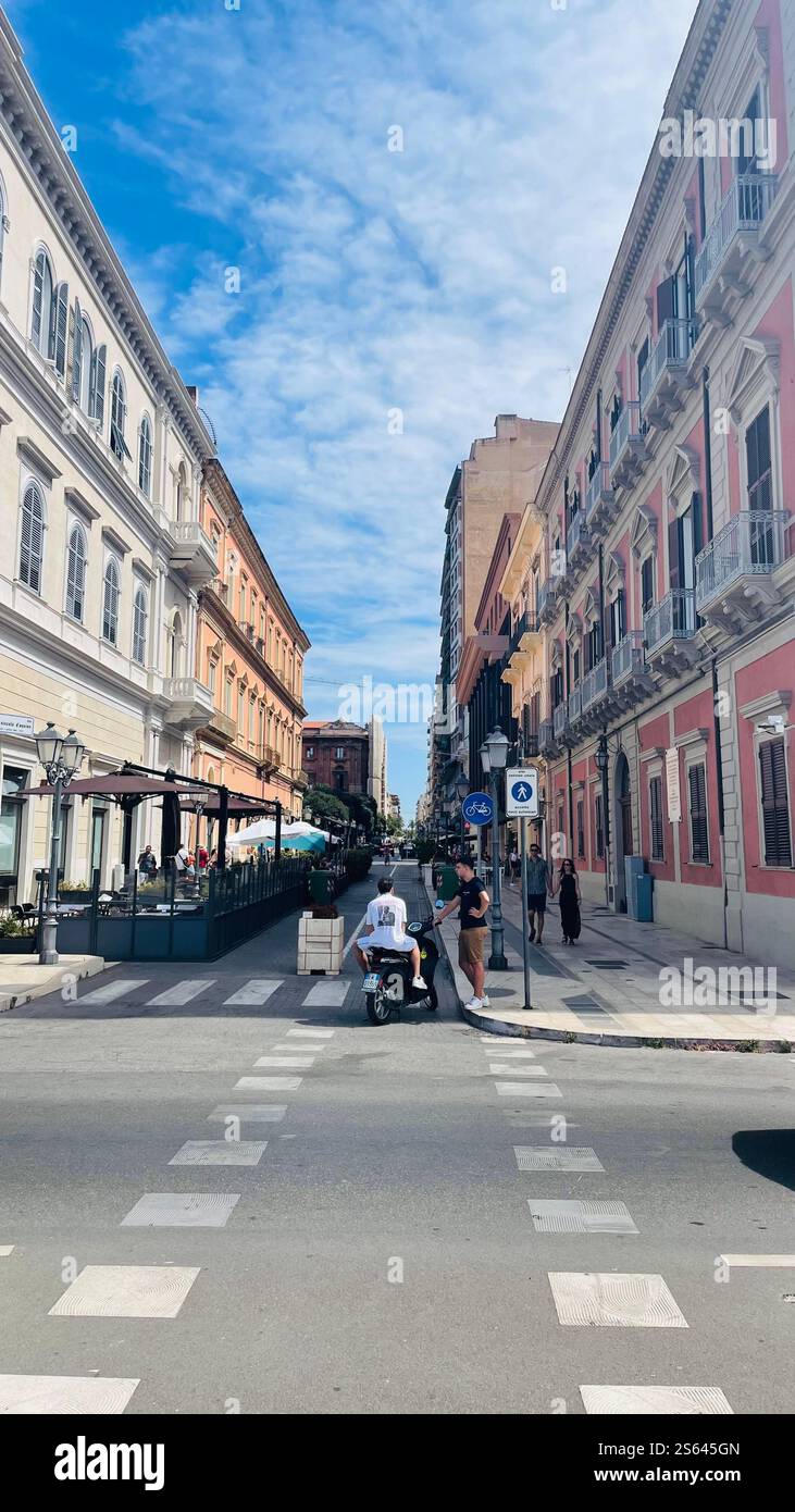 Streets in Taranto, Italy - Smartphone Captured Stock Image