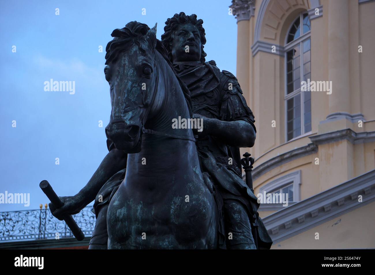 Close Up Of The Equestrian Statue Of Prussian Emperor Friedrich Der close-up-of-the-equestrian-statue-of-prussian-emperor-friedrich-der