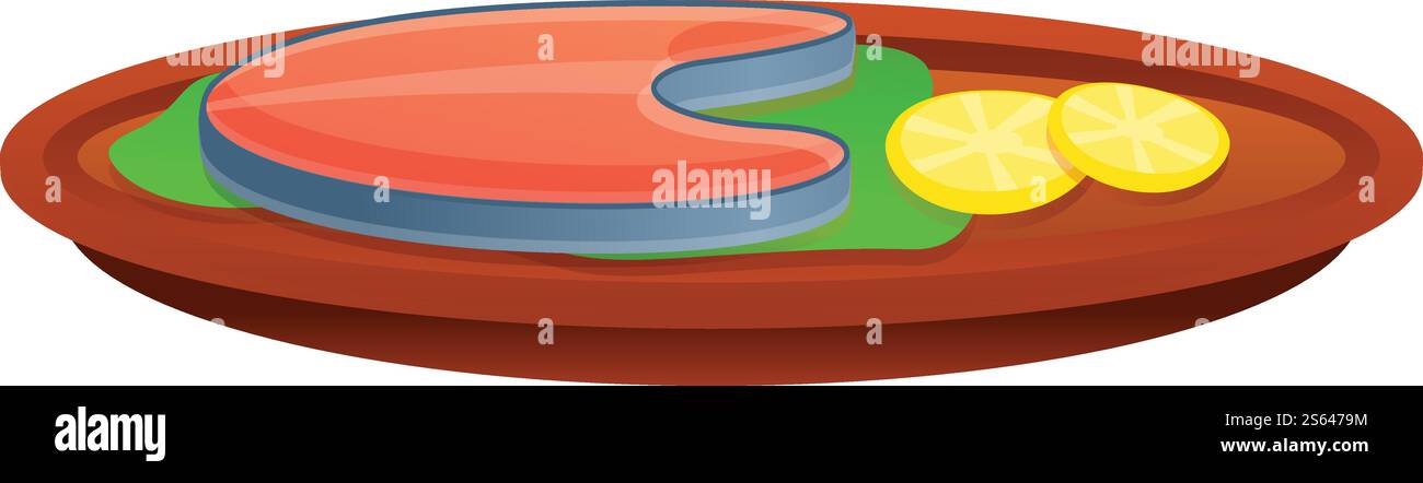 Red fish food icon. Cartoon of red fish food vector icon for web design ...