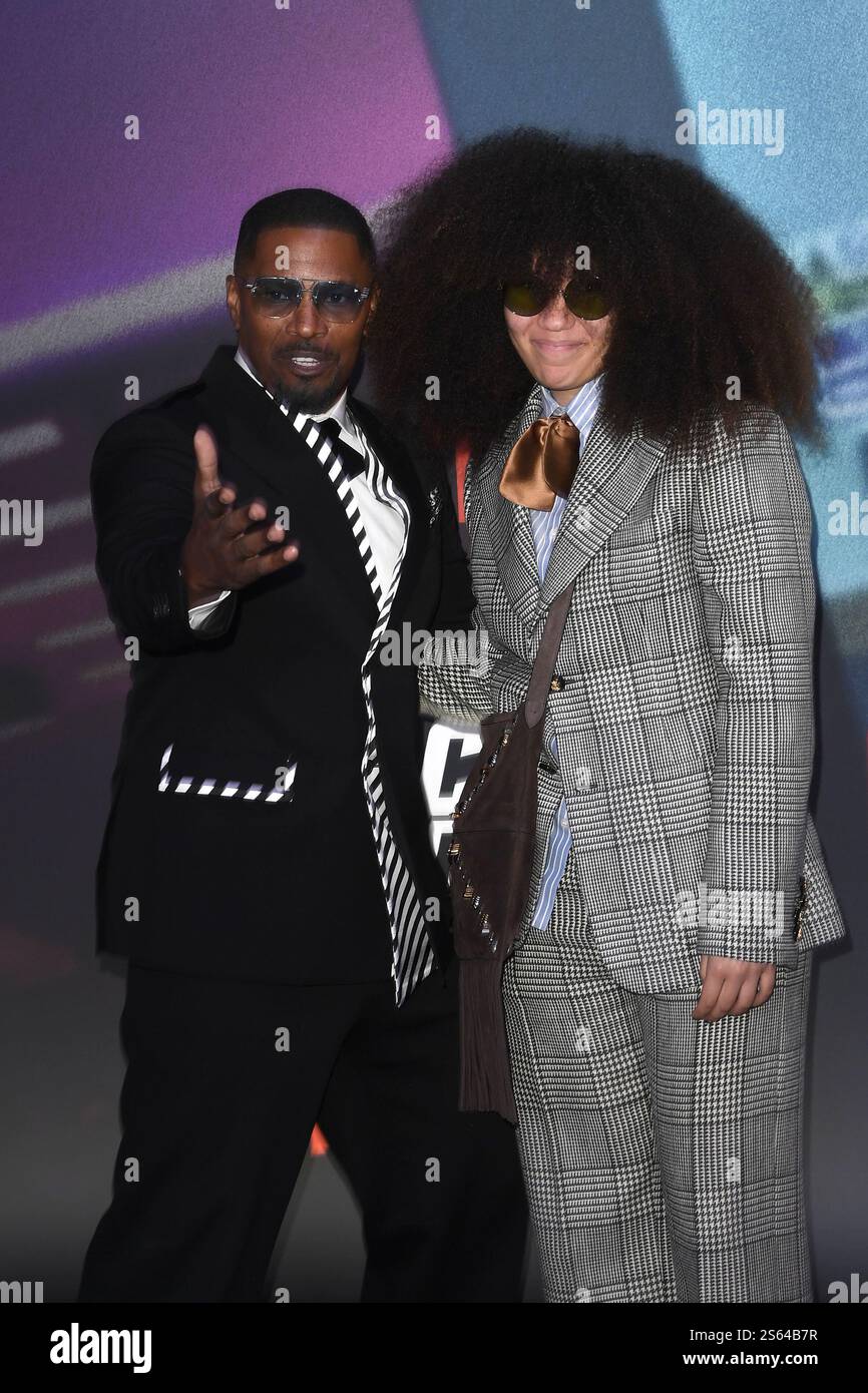 Jamie Foxx und seine Tochter Anelise bei der „Back in Action(02)
