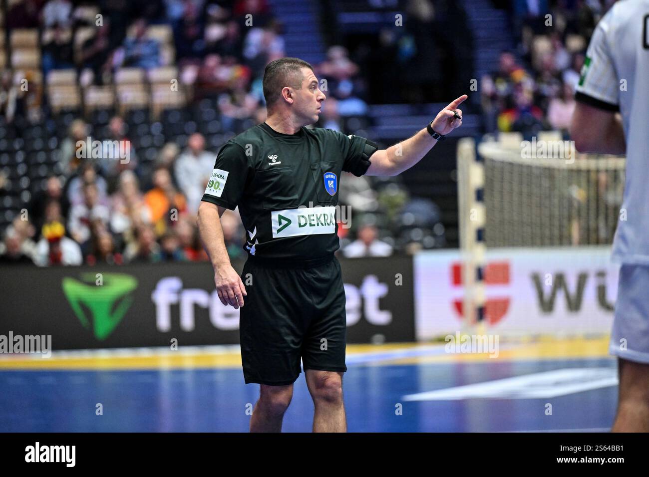 Arbitro, Referee IHF Dekra during IHF Men's - Handball World ...