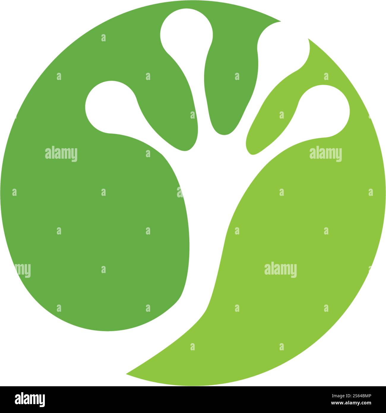 Frog Logo Template vector illustration design Stock Vector