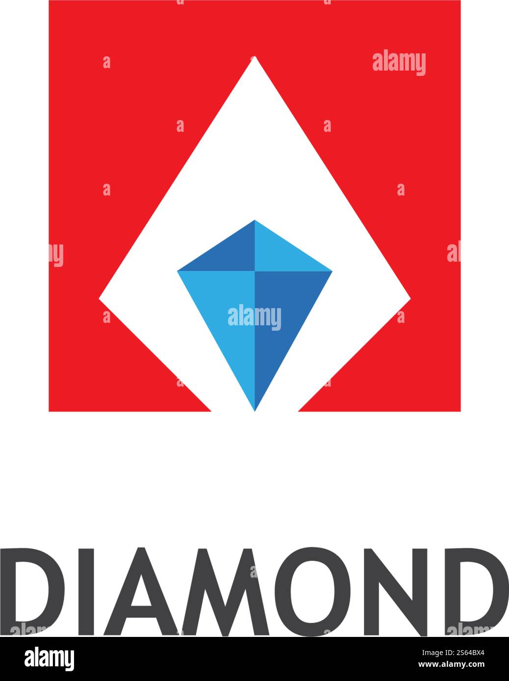 Diamond logo vector icon template Stock Vector Image & Art - Alamy