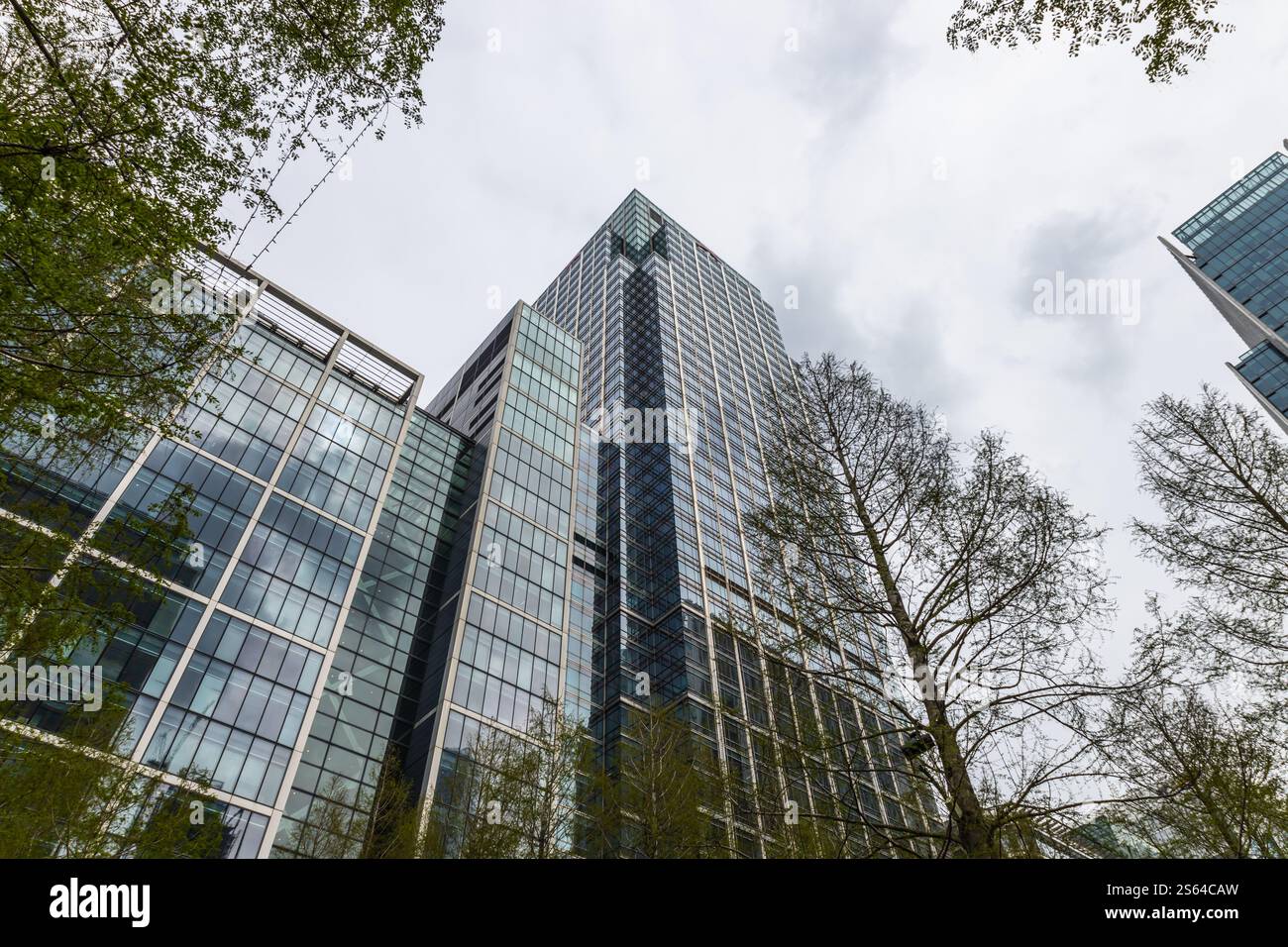 Impressive High-Rise Buildings in Canary Wharf, London Stock Photo - Alamy