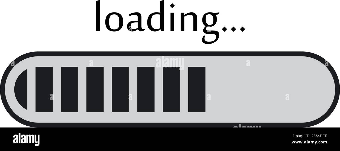 Loading bar icon set vector design Stock Vector Image & Art - Alamy