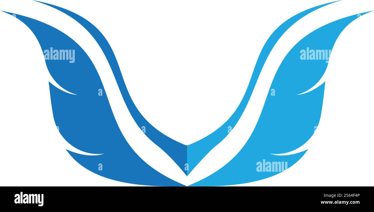 Wing logo symbol vector ilustration Stock Vector