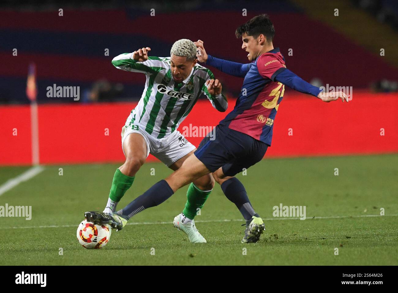 Spanish King Cup (Copa del Rey) soccer match FC Barcelona vs Betis at