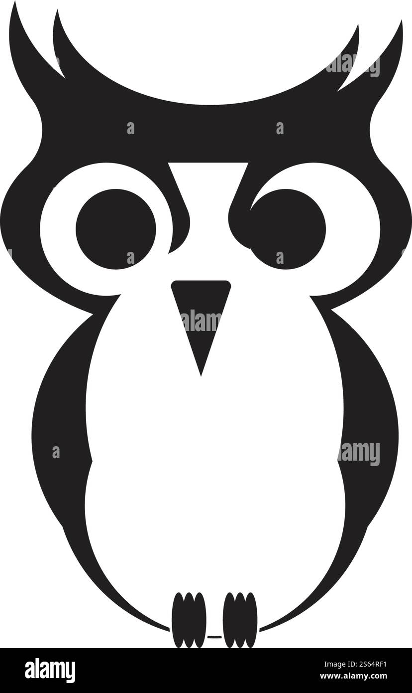 Owl logo vector icon template Stock Vector Image & Art - Alamy