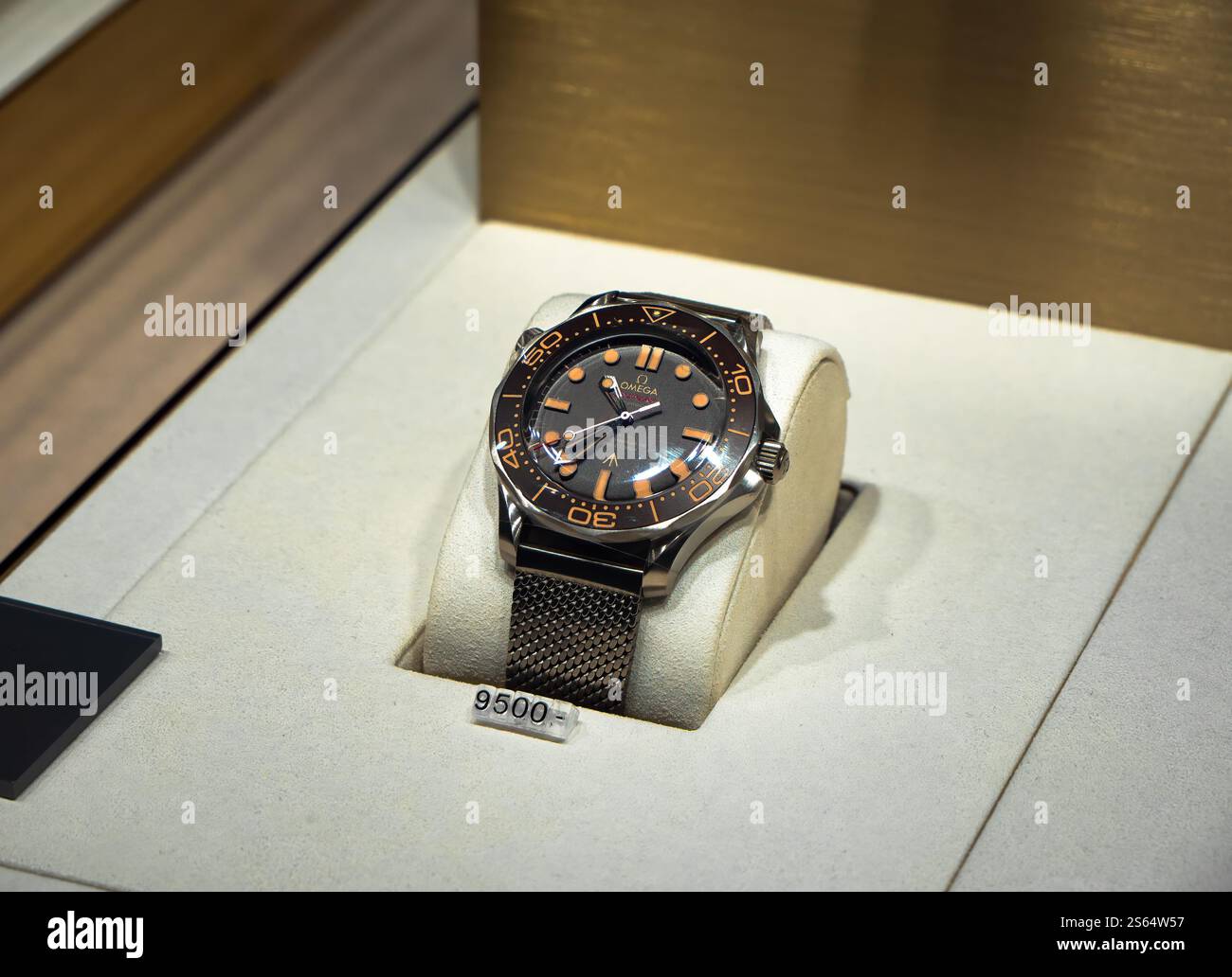 Basel, Switzerland - December 23, 2024: Omega Seamaster Diver 300M ...