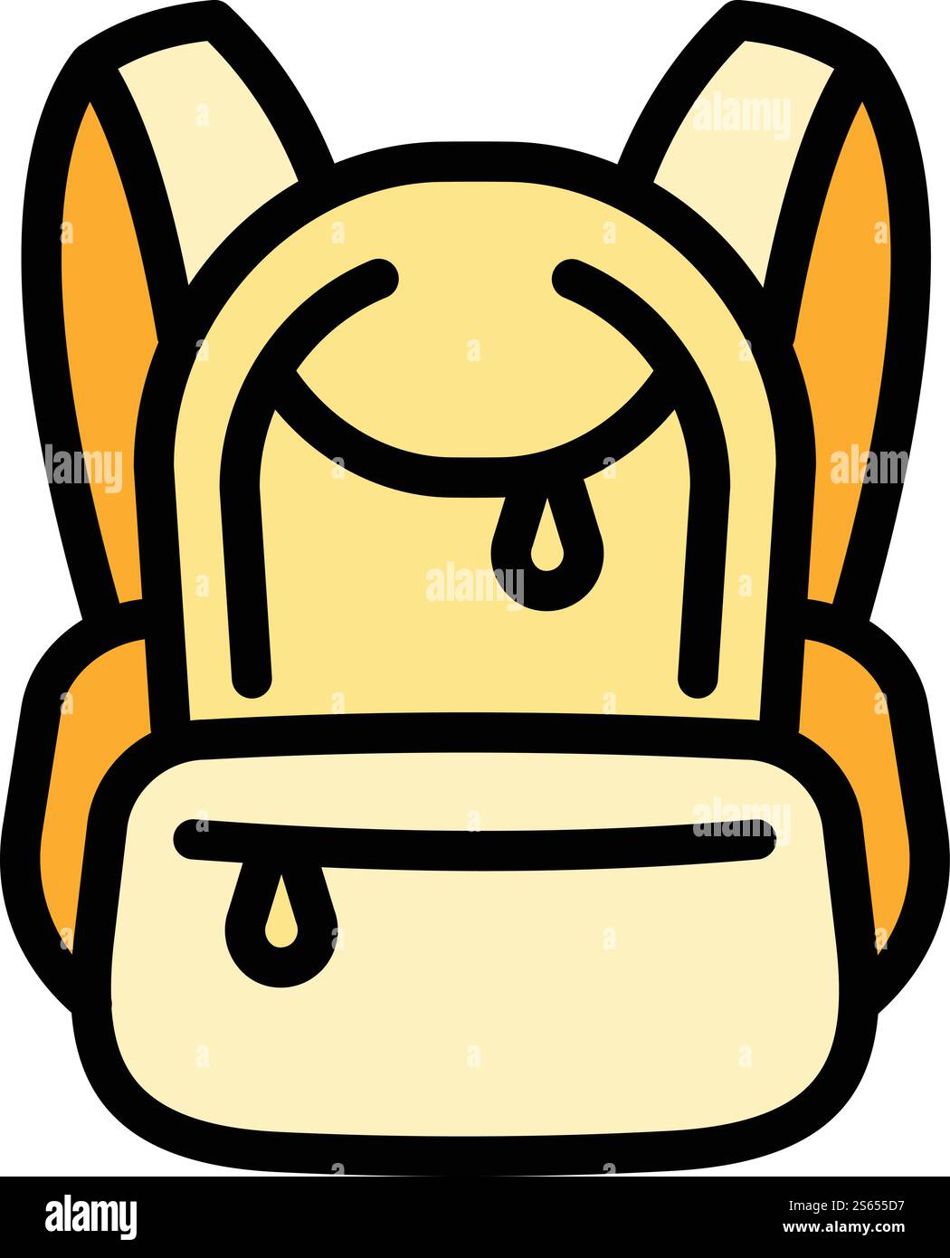 Rucksack icon. Outline rucksack vector icon for web design isolated on ...