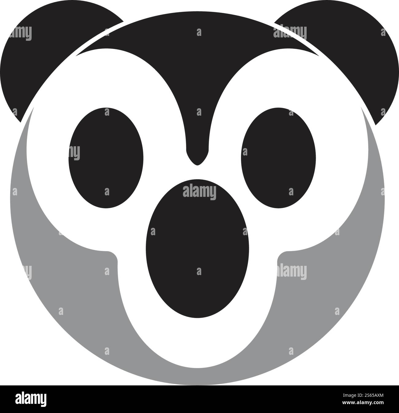 Panda ilustration logo vector icon template Stock Vector