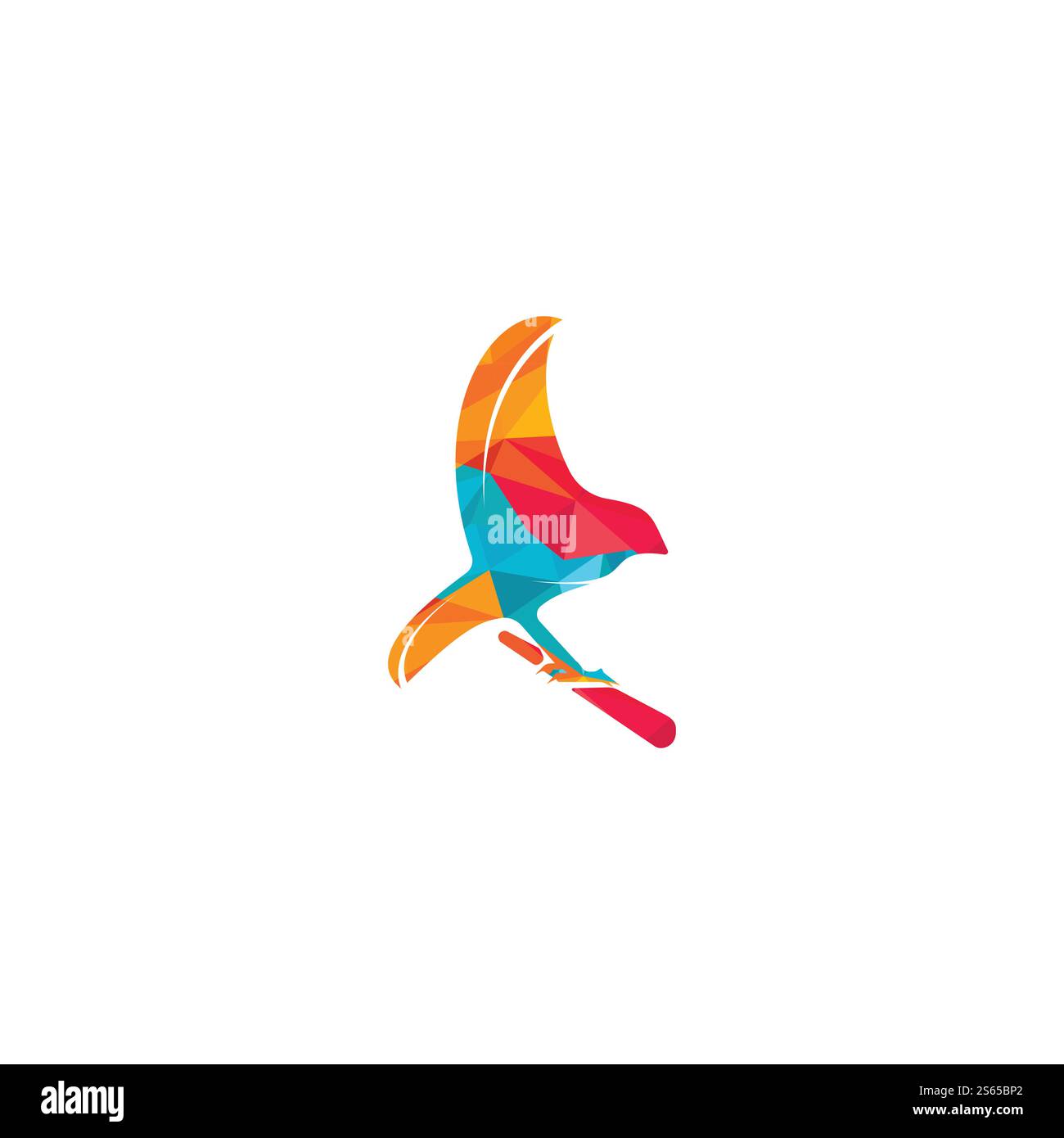 Bird vector logo design template Stock Vector Image & Art - Alamy