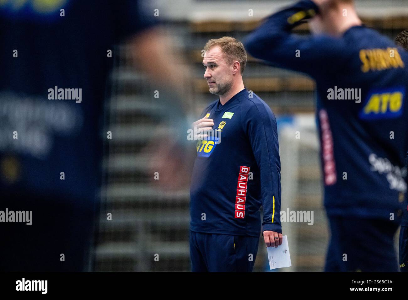 250115 Head coach Michael Apelgren of the Swedish men's national