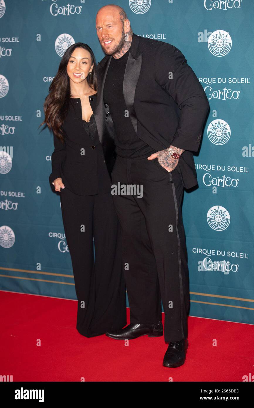 London, UK. 15 Jan, 2025. Pictured: Martyn Ford and wife Sacha Stacey