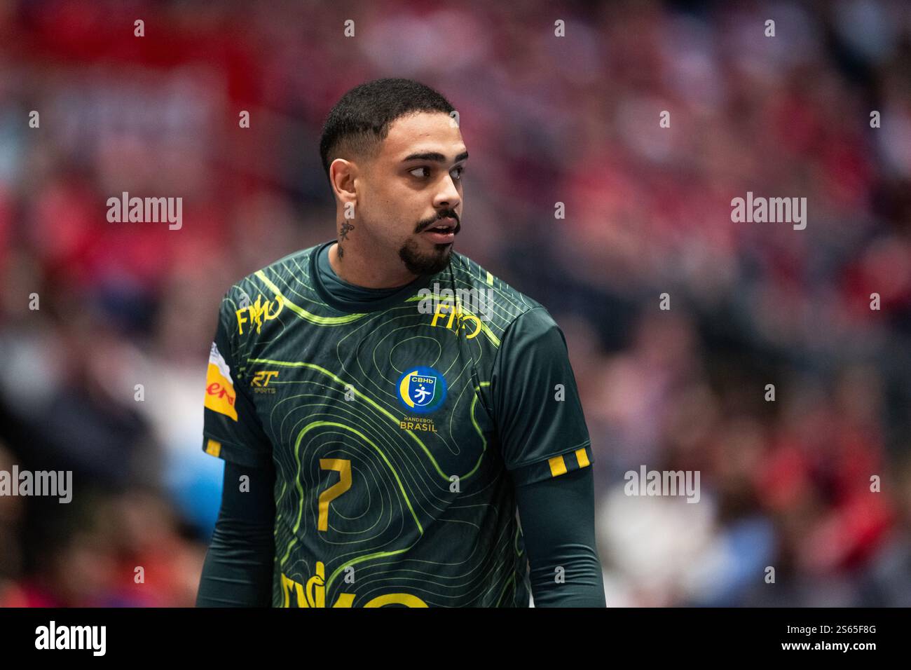 250115 Joel Felipe Rodrigues Matos Santos of Brazil during the 2025 IHF