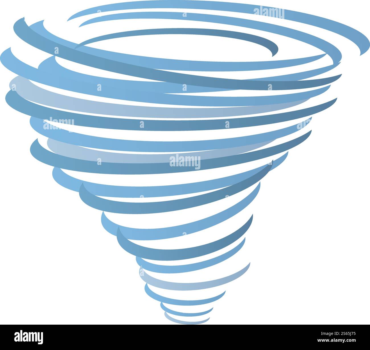 Force tornado icon. Cartoon of force tornado vector icon for web design ...