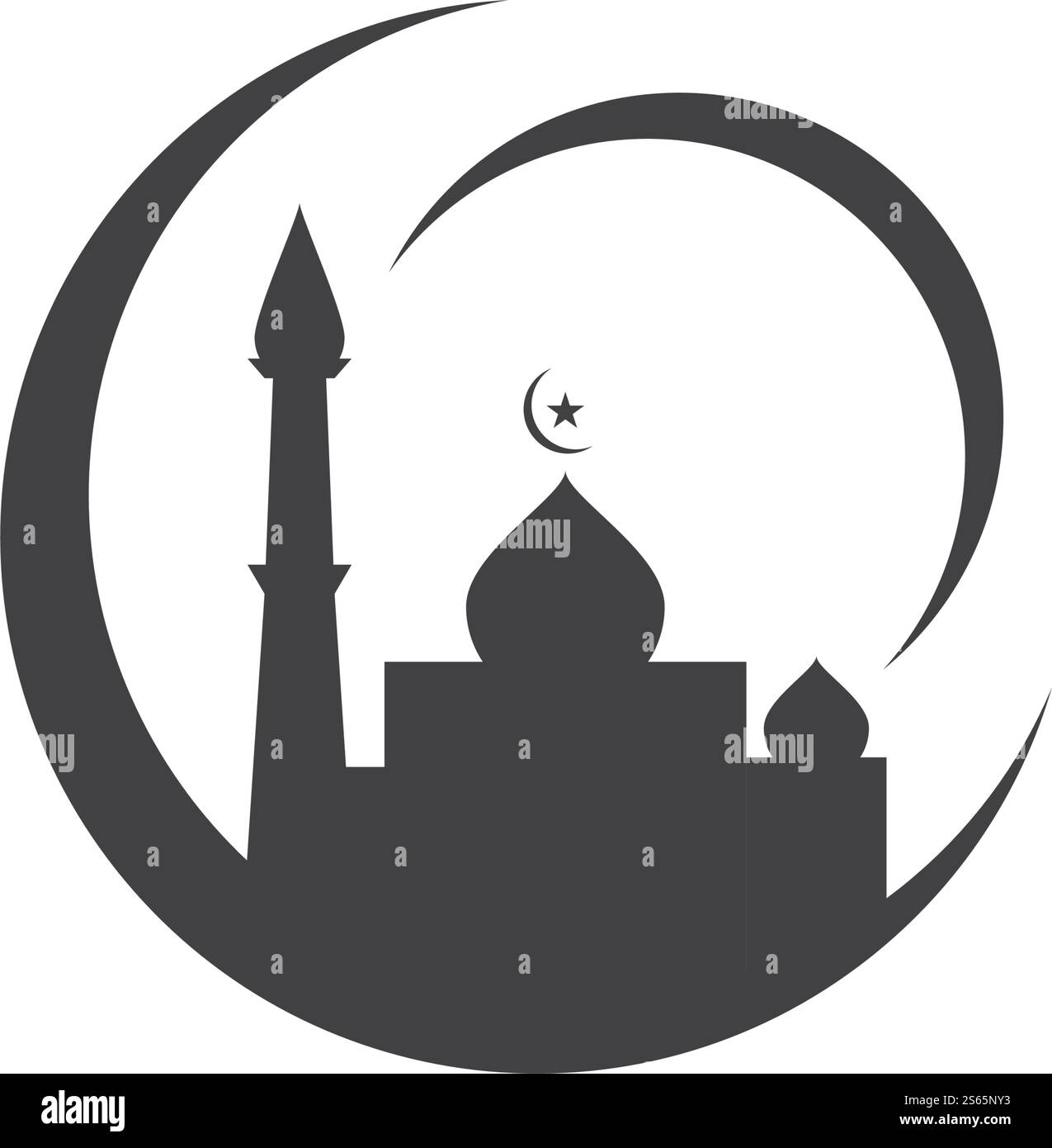 Islamic logo and symbol, Mosque icon vector template Stock Vector Image ...
