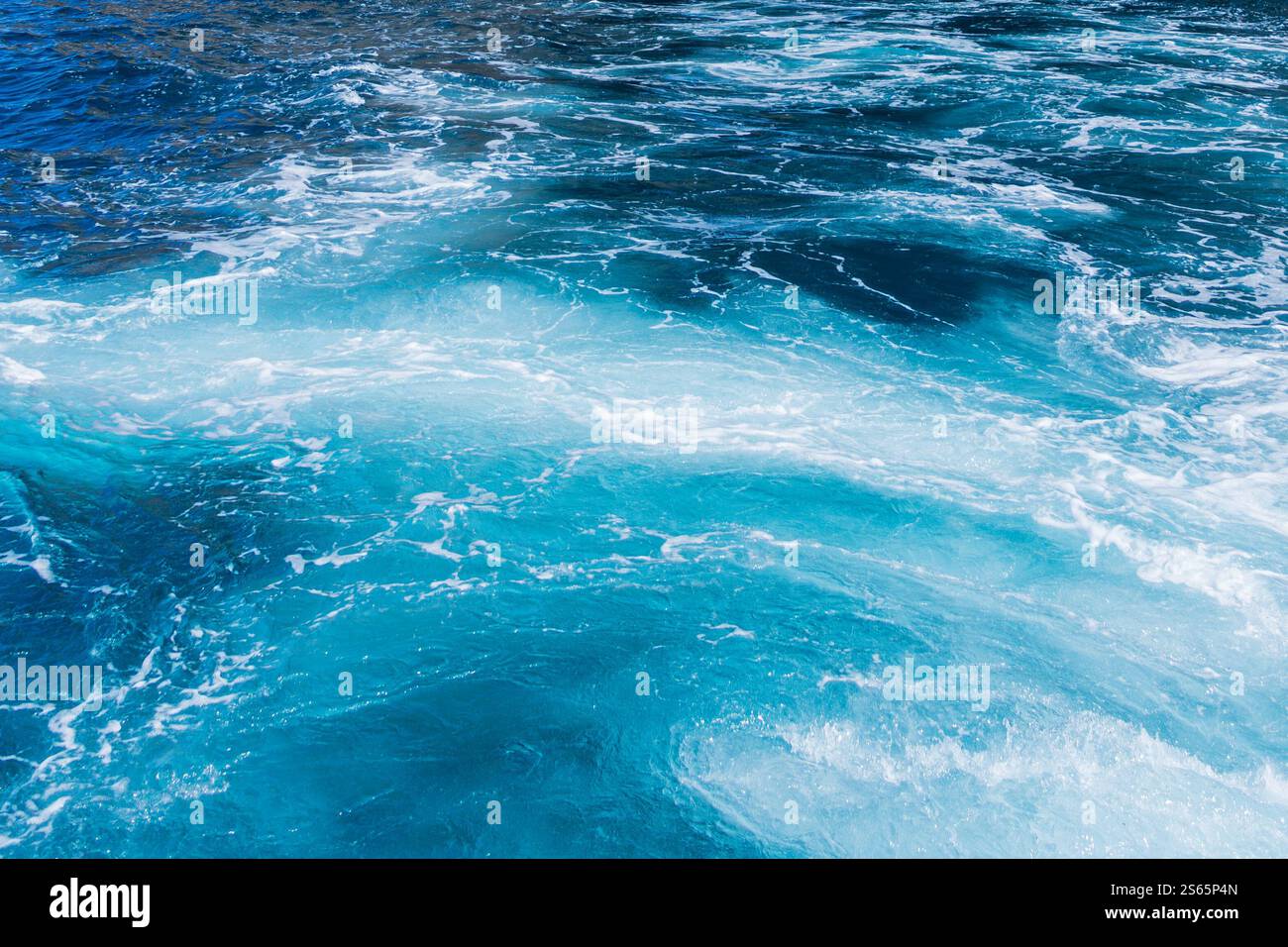 The waves’ movements in the bay create an intricate pattern in the ...