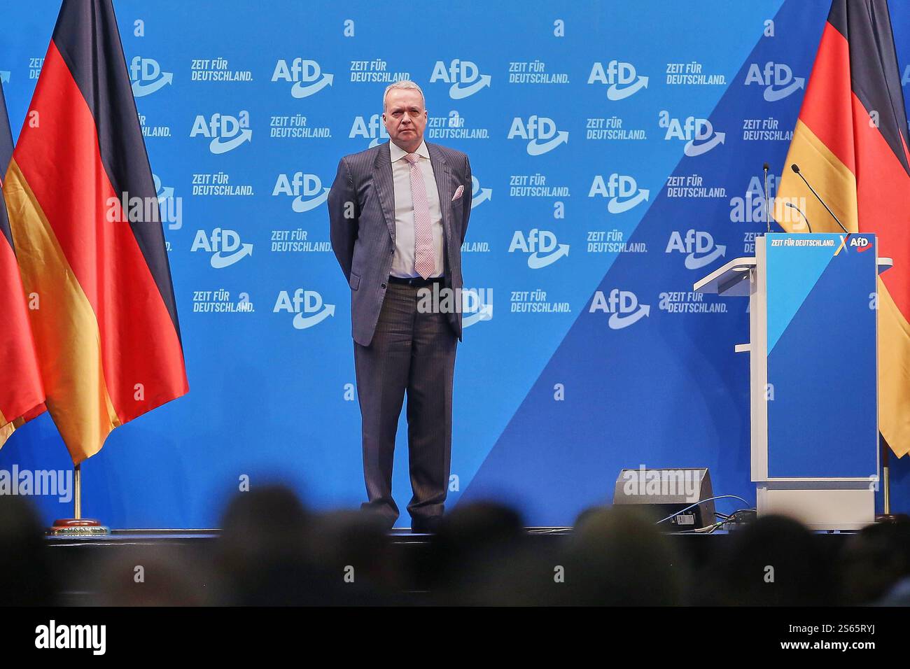 Riesa, Sachsen, Deutschland, 12.01.2025: WT Energiesysteme Arena: 16 ...