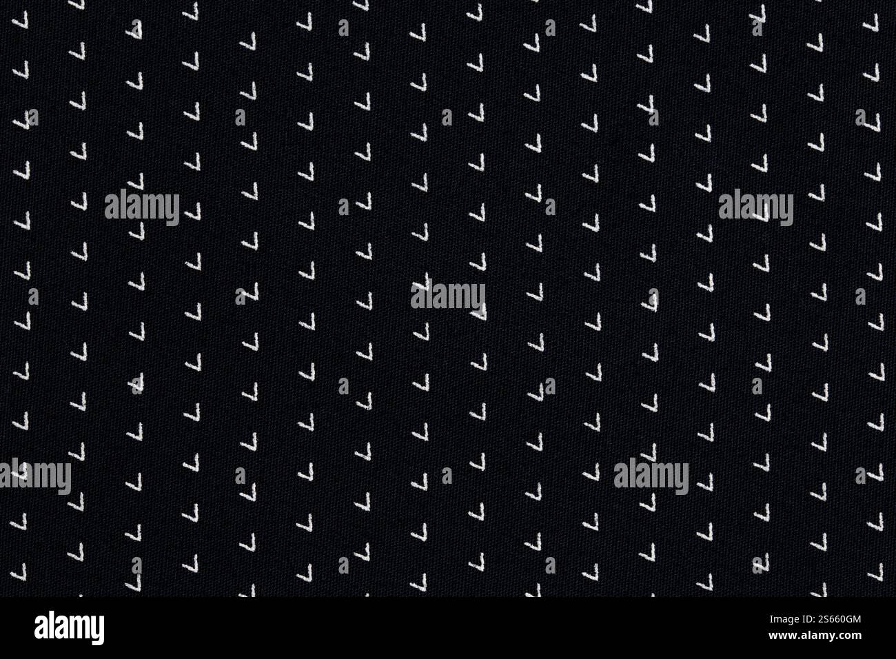 Black material with abstract pattern a background or texture Stock Photo