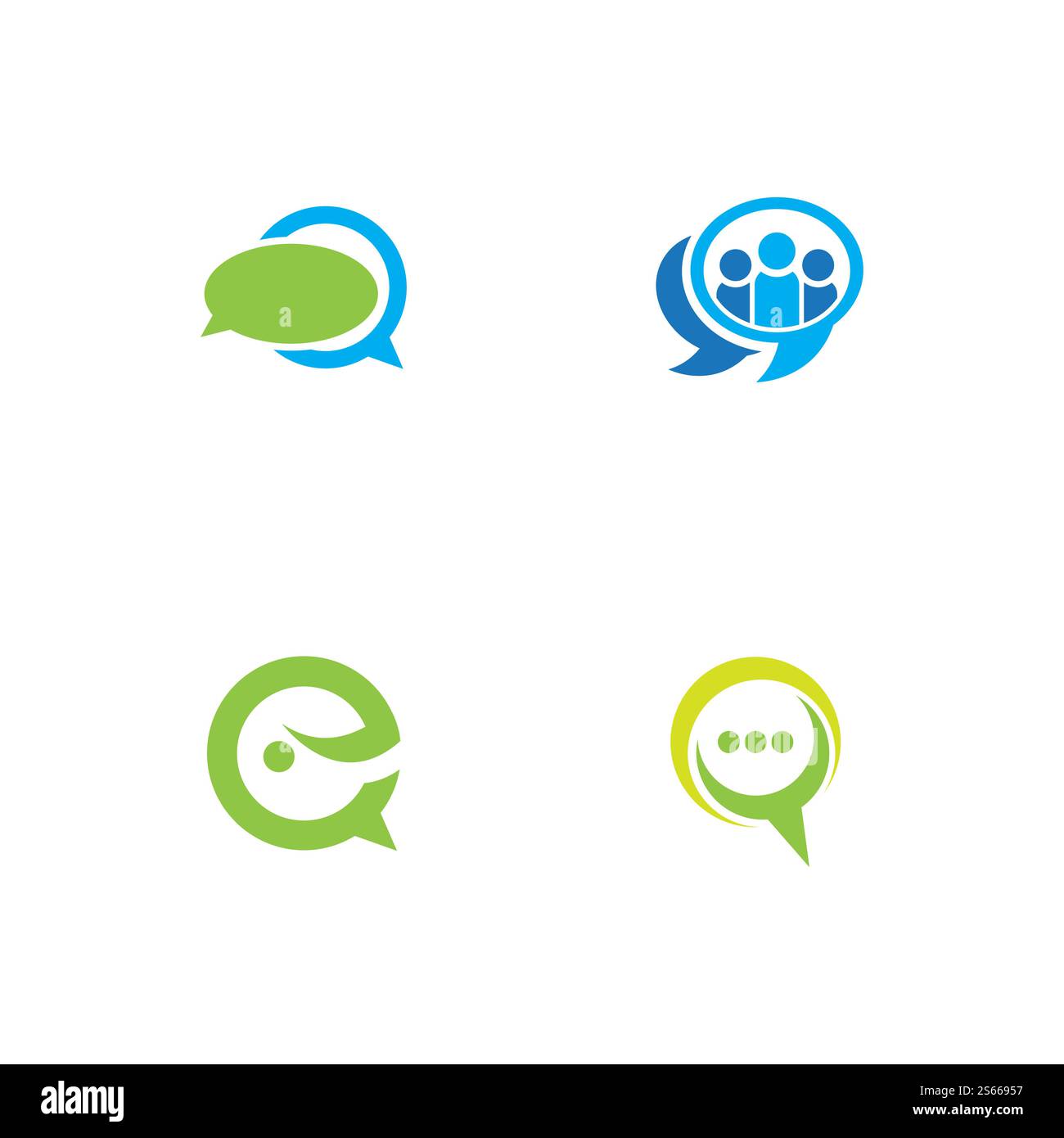 Set Speech Bubble Icon for Graphic Design Projects Stock Vector Image ...