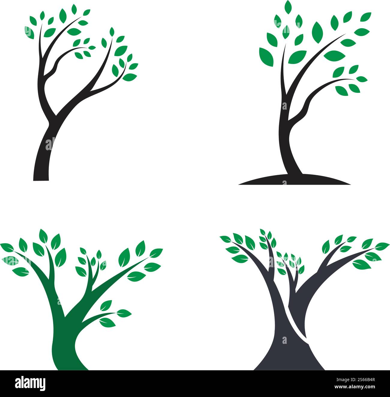 Tree logo template vector illustration Stock Vector Image & Art - Alamy