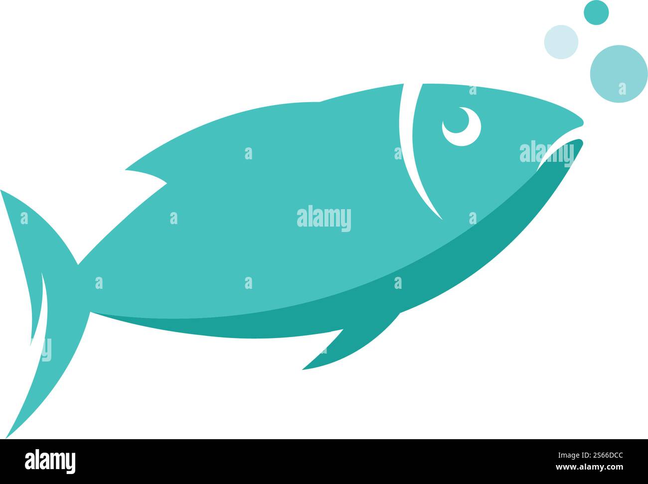 Fish Logo ilustration vector Template Stock Vector
