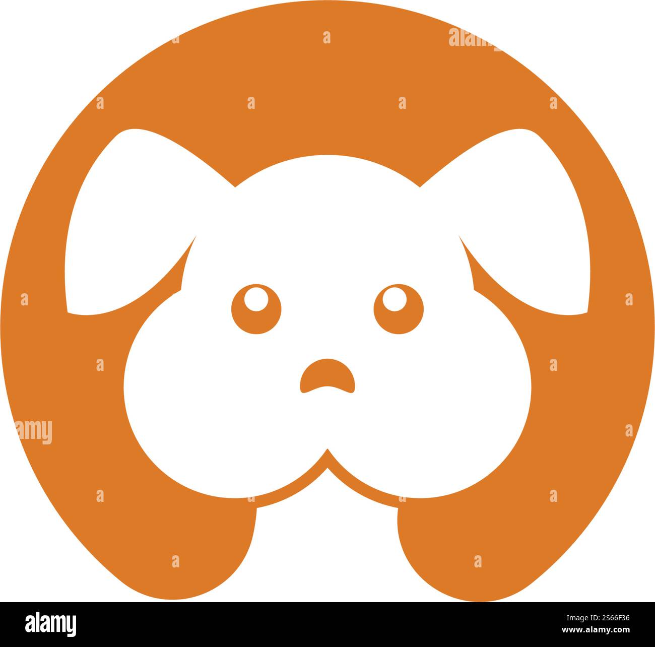 Dog head logo illustration vector Stock Vector Image & Art - Alamy
