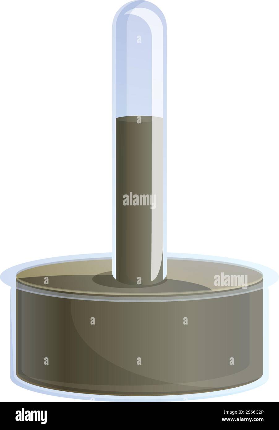 Barometer test tube icon. Cartoon of barometer test tube vector icon ...