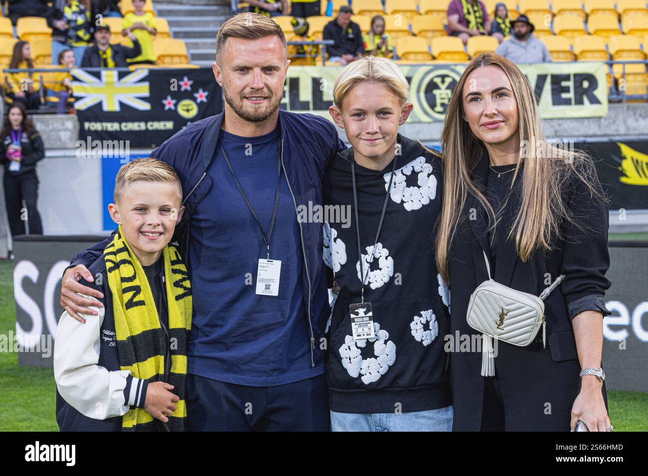 WELLINGTON, NEW ZEALAND - JANUARY 15: Outgoing Wellington Phoenix ...
