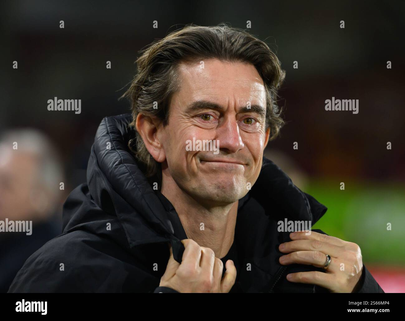 London, UK. 14th Jan, 2025. Brentford v Manchester City - Premier League - Gtech Community Stadium.                                             Brentford Manager Thomas Frank.                                                    Picture Credit: Mark Pain / Alamy Live News Stock Photo