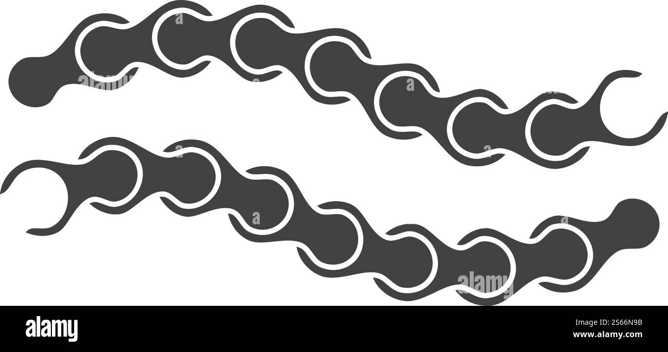 Bicycle Chain vector logo design template Stock Vector Image & Art - Alamy