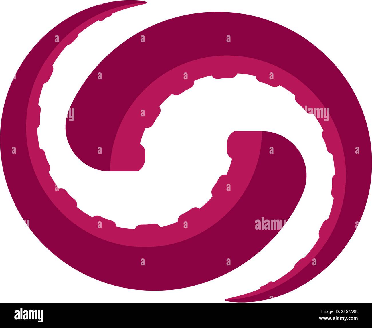 Octopus logo ilustration vector template Stock Vector