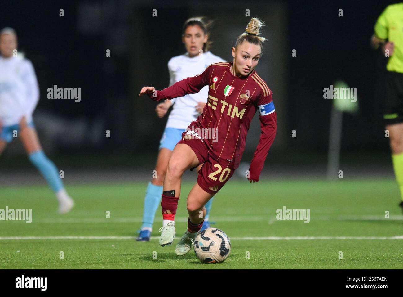 Cercola, Naples, Italy. 15th Jan, 2025. Giada Greggi of AS Roma in ...