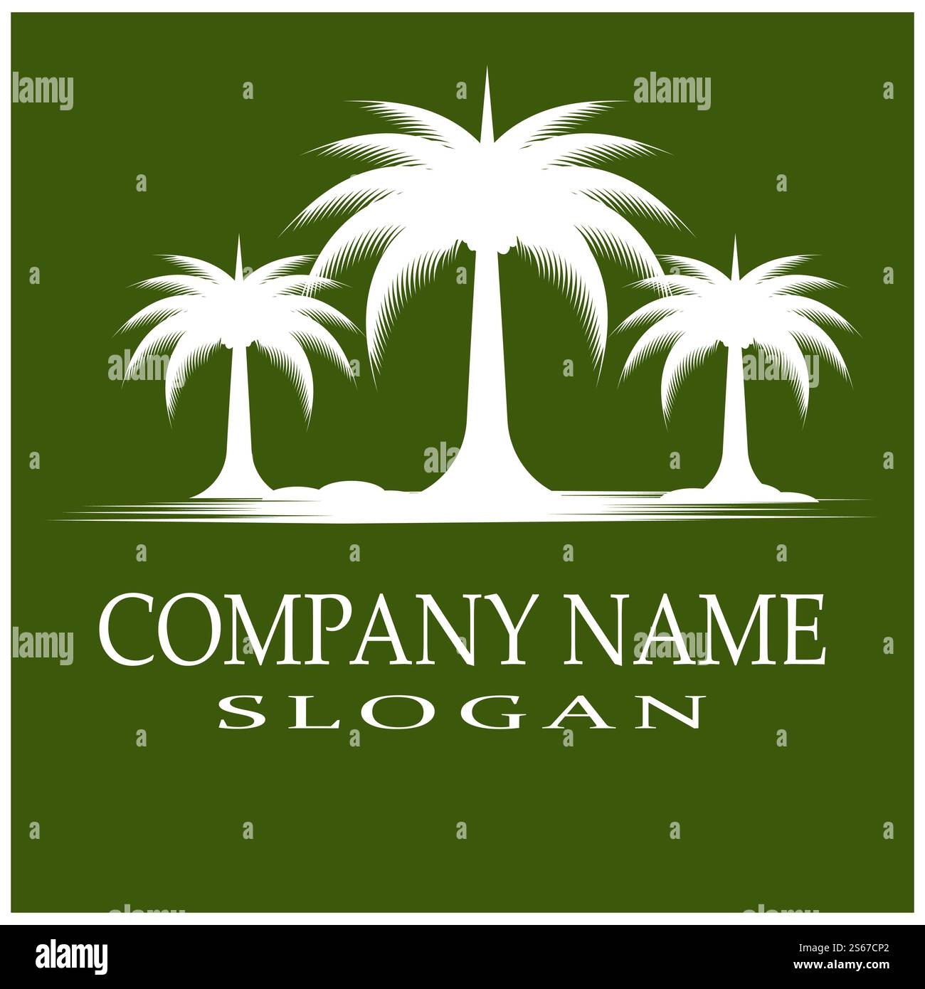 Dates tree  Logo Template vector symbol nature Stock Vector