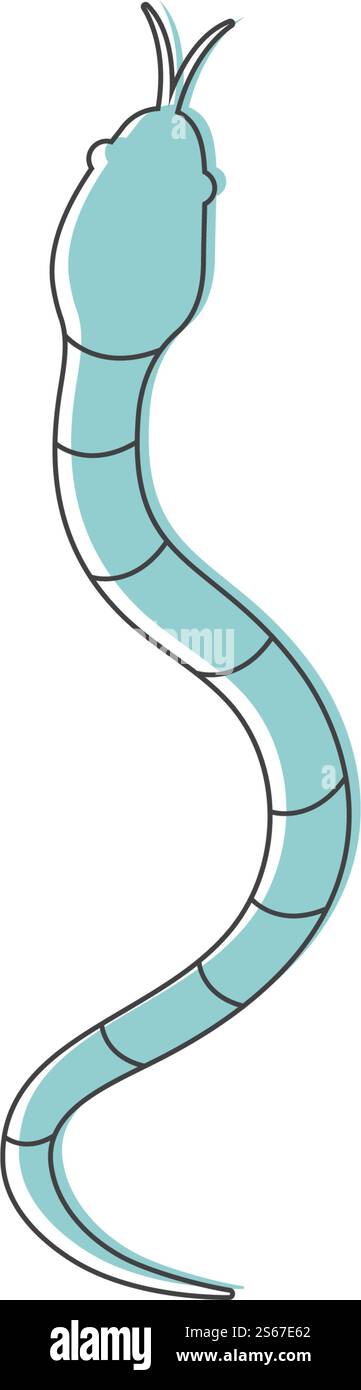 Snake logo vector ilustration template Stock Vector