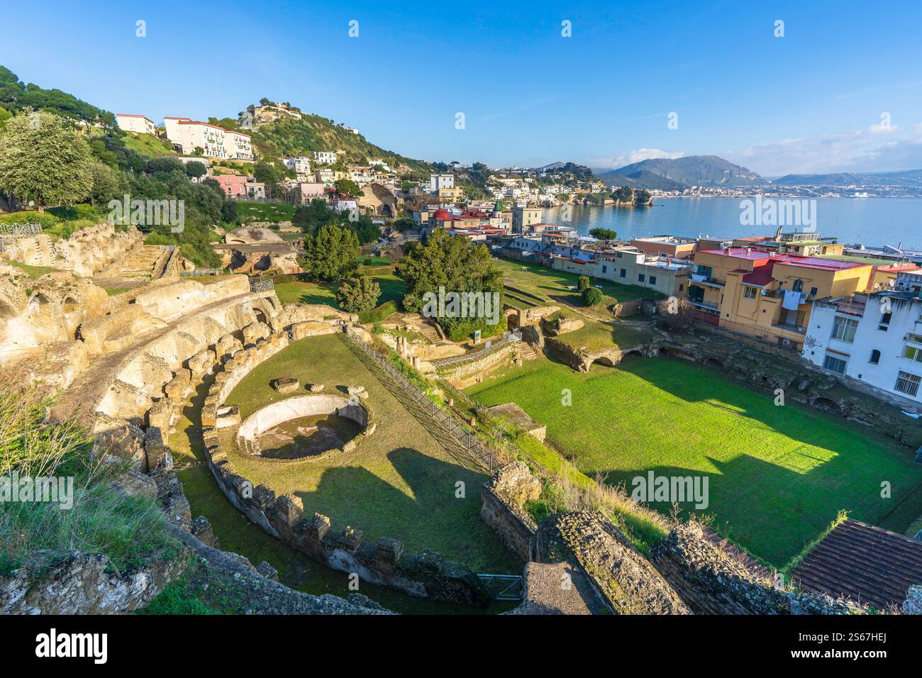 View of Teatro Ninfeo, Terme di Sosandra - Archaeological Park of Baia ...