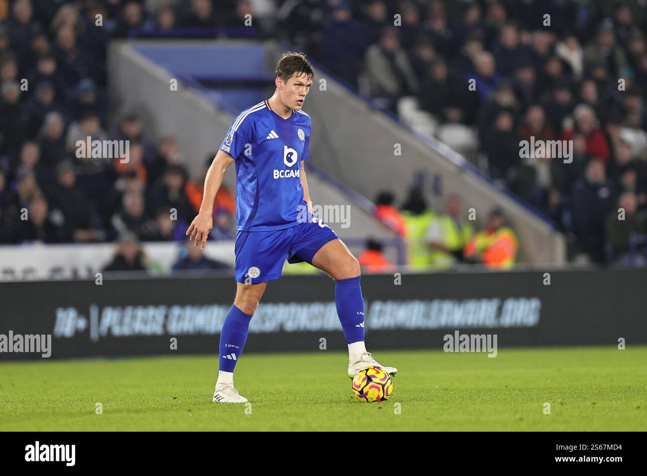 Vestergaard Leicester, UK. 15th Jan, 2025. Jannik Vestergaard of Leicester City ...