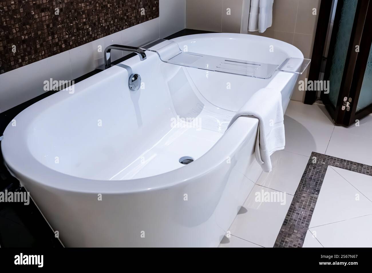 Interior of modern clean bathroom. High quality photo Stock Photo - Alamy