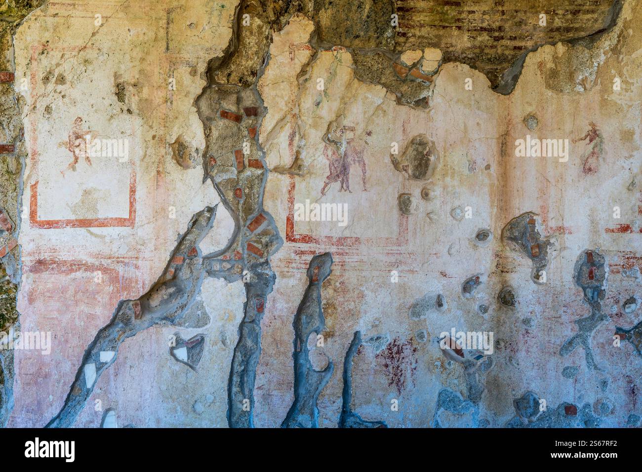 Archaeological Park of Baia said Roman Baths of Baia Stock Photo