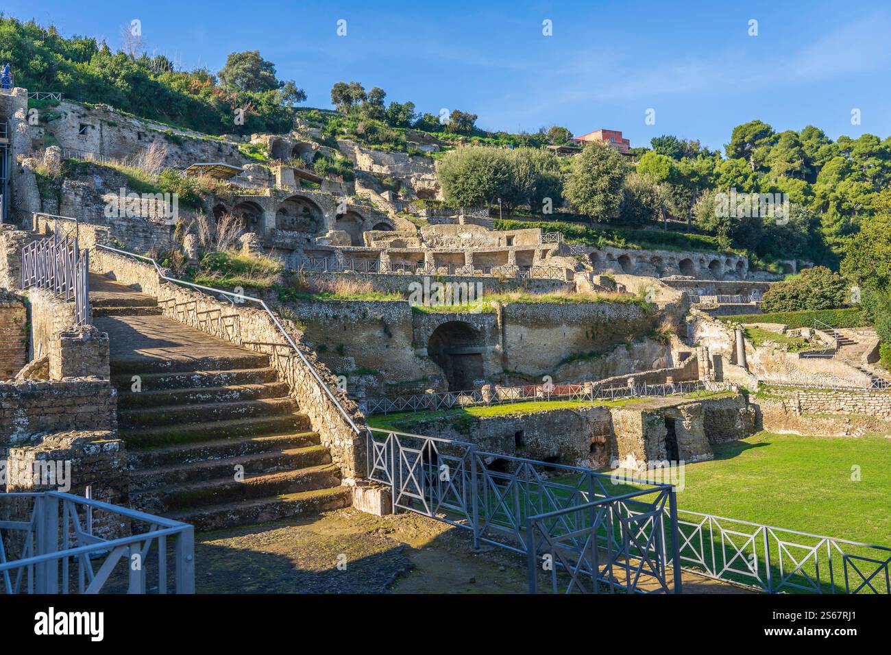 Archaeological Park of Baia said Roman Baths of Baia Stock Photo - Alamy