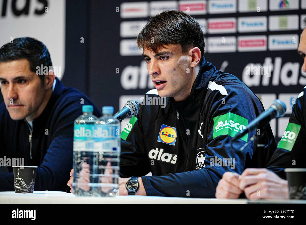 Benjamin Hatton Benjamin Chatton (Deutschland, ManaDEN) DEN, Pressekonferenz ...