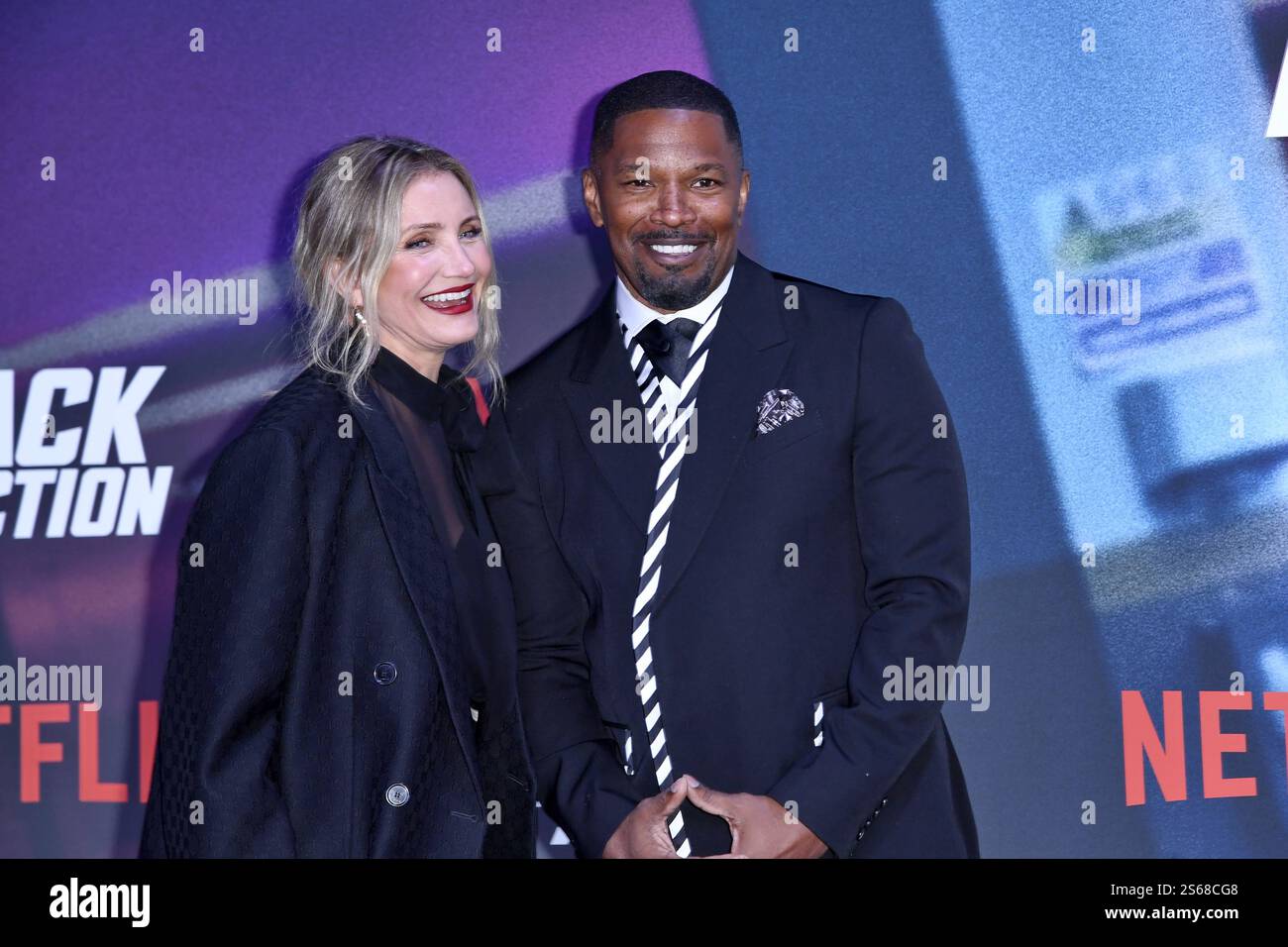 Cameron Diaz und Jamie Foxx bei der Premiere BACK IN ACTION Special